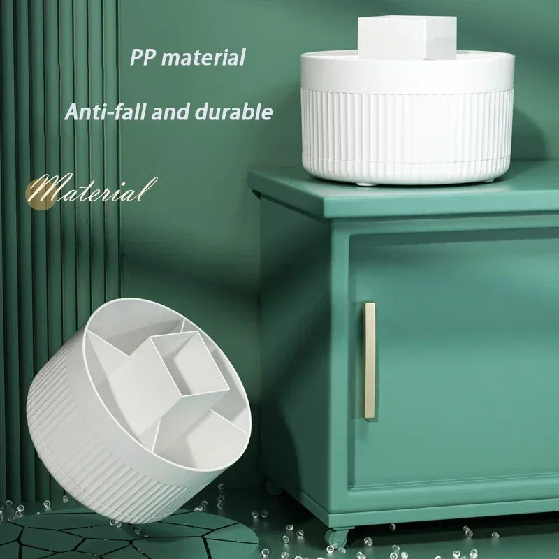 Organizadora de maquiagem rotativa 360 ° - Organizador de maquiagem e joias de mesa