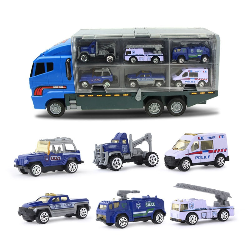 SuperTruck Caminhão Cargueiro com Carrinhos